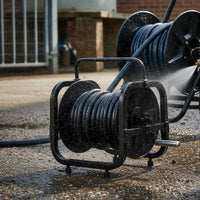 Automatic Winding Sprayer Hose Reel Long-Lasting Farm Equipment Leak Proof Fittings for Farmers, Agriculture