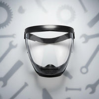 Grinding Face Guard High-Shock-Absorbing Resistant Full Face Guard Clear Visor Safety Face Shield Particles-Resistant Safety