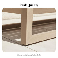 Hardwood Wood Construction Wooden Sectional Sofa Weather-Resistant paddinged Wooden Sofa Set Thickly-Padded paddings Outdoor Furniture Removable padding protective layers for Homeowners, Families, Adults, rearyard, waterside