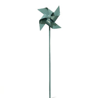 Large Rotating Wind Spinner for Outdoor Garden, Metal Windmill Sculpture Ornament for Lawn Decoration, Industrial Style Yard Art