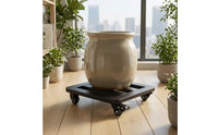Rolling Plant Stand Indoor Plant Stand with Wheels Outdoor for Gardeners