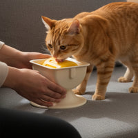 Wobbling Licking Bowl Boredom Reliever Feline Licking Bowl Spill-Resistant