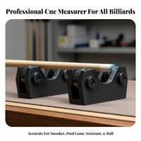 2 Pieces Quick and Accurate Pool Cue Straightness Checker Effortless Rolling Snooker Cue Straightness Tester Universal Fit for Tournaments