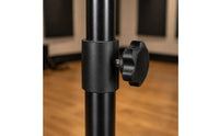 Foldable Music Stand Telescoping Pole Folding Music Stand Anti-Slip Feet