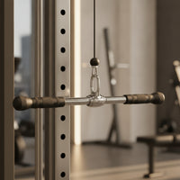 Lat Pulldown Bar Textured Straight Bar with Rubber Grips Heavy-Duty Gym Equipment for Weightlifters