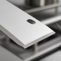 Mounting Holes Replacement Blade Flat Grill Scraper Blade Rectangular Straight Edge