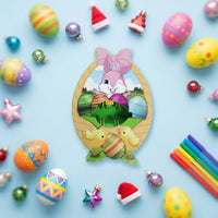 Lights and Music Easter Egg Painting Machine Family Fun Activity DIY Christmas Tree Decorator Kit Rotating Art Toy Quick Drying Markers for Children