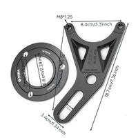 Aluminum Alloy 220mm Disc Brake Adapter Kit CNC Machined Scooter Brake Upgrade Bracket High Strength 84mm Caliper Adapter Bracket Lightweight Design for DIY Mechanics
