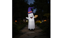 Inflatable specters with Witch Hat Weather-Resistant specters Inflatable with Lantern Yard Decoration for Porch