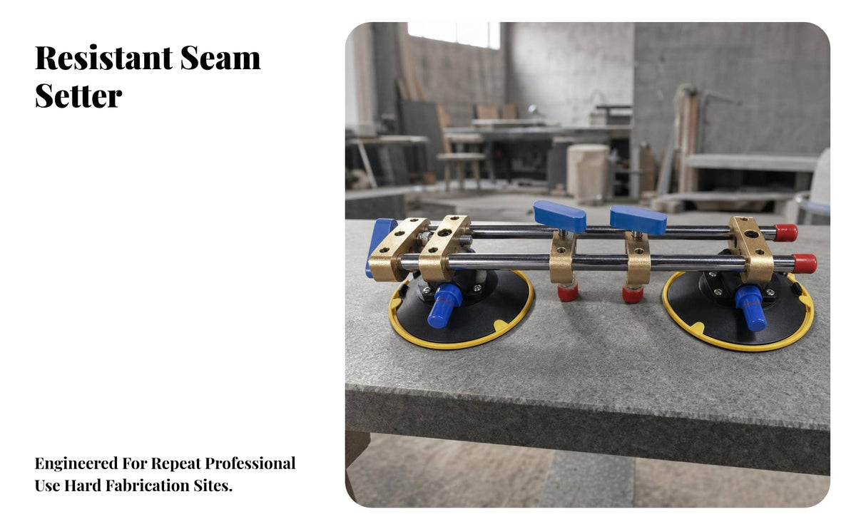 Vacuum Seam Setter with Suction Cups | Leveling and Alignment, Countertop Seam Joining Tool