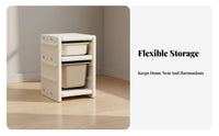 Multi-Bin Toy Organizer animal Design children's Furniture Removable Bins for children
