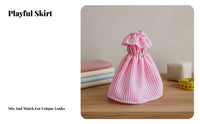 30cm Doll Clothes Versatile Doll Mini Dress Stylish Look 1/6 BJD Clothes for Kids