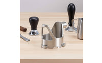 Portafilter Head Polished Three-Ear Portafilter Hardware Long-Lasting Precision for Baristas, Home Espresso Setups