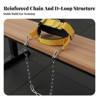 Weight Lifting Neck Harness Customizable Fit Neck Weight Lifting Harness Heavy-Duty Construction Strength Training Gear for Fighters, Athletes
