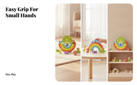 Rainbow Stacking Blocks Educational Rainbow Wooden Blocks Wooden Building Block Toy MDF Safe for Children