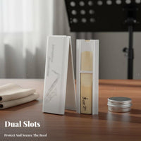 Portable Design Saxophone Mouthpiece Case Long-Lasting Clarinet Mouthpiece Holder Lightweight for Music Students, Band Members, Travel