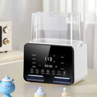 Constant Temperature Baby Bottle Warmer with Sterilizer Allall-in-One Bottle Warmer with Digital Display Countertop Appliance for Infants