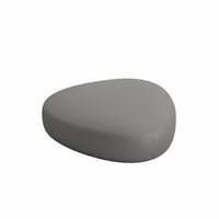 Nordic design Pebble-Shaped Pouf Irregular Shape Upholstered Seat Multi-Functional Indoor Seating adaptable Use for Interior Designers, Business Owners, Reception Area, Office Lounge, Entryway, Living Room