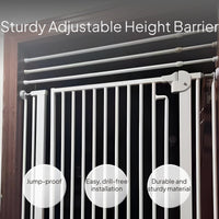 Pet Gate Tension Rod, No-Drill Adjustable Barrier