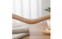 Skin-Friendly Guasha Scraping Stick Portable Wooden Gua Sha Stick Splinter-Splinter-Resistant Beech Wood Body Scraper Ergonomic Handle for Athletes, Home Use, Spa