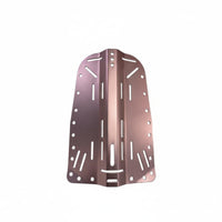 Scuba Diving Backplate Single-Piece Construction Backmount Diving Plate Anodized Finish Buoyancy Compensator Component