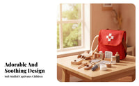 Doctor Backpack Set Toy Children's Examination Set Wooden Interactive for Children