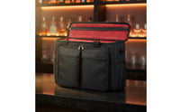 Organized Bartender Bag Padded Bartender Bag with Shoulder Strap Compact Carrying Case Easy Access for Bartenders