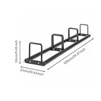 Fitness Disc Storage Stand Space-Saving Plate Rack Powder-Coated Finish Fitness Equipment for Garage