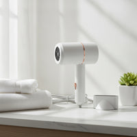 Foldable Hair Dryer Compact Hair Dryer with Holder Appliance Travel-Friendly Lightweight for Travelers, Dorm Room, Home