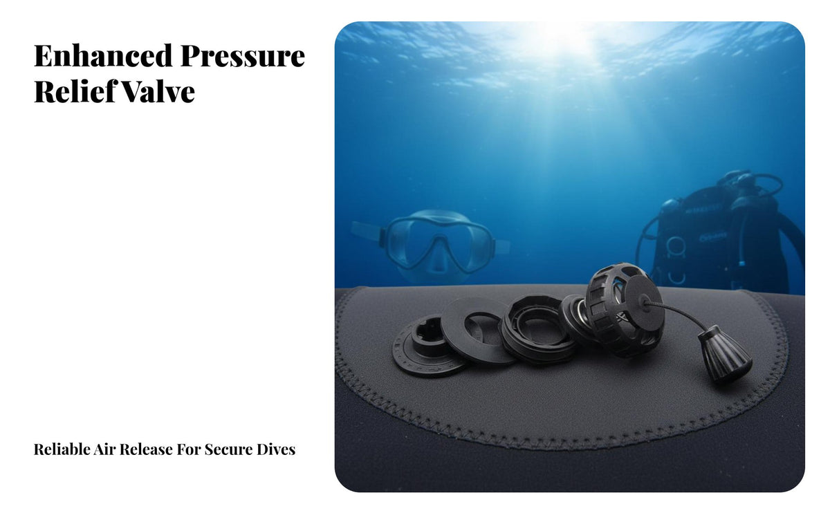 Modular Design BCD Dump Valve Long-Lasting ABS and Nylon Diving Pull Dump Valve Lightweight Buoyancy Compensator Part for Technical Divers, Underwater Exploration, Accessible Water