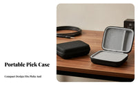 Guitar Pick Bag Hard   Guitar Pick Case Portable Plectrum Storage Box for Beginners, Travel