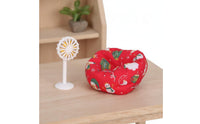Scene Prop Miniature Beanbag and Fan Set 1:12 Scale Furniture Set for Collectors, Hobbyists, Miniature Scene