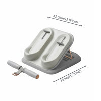 Foldable Calf Stretching Board Anti-Slip Slant Board Rehabilitation Fitness Equipment for Home, Gym