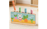 Hare Bouncing Game Upright Pegs Tap Peg Game Solo Children's Play Activity