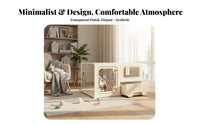 Multi-Room Layout Integrated Feline Enclosure AllUnified Design Pet Playpen Panoramic View Pet Housing Easy to Clean for Apartment Dwellers, Indoors, Indoor, Play Area, Bedroom