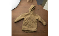1/6 Scale Clothes Functional Fastener 1/6 Scale Doll Jacket Doll Outerwear Adjustable Drawstrings BJD Utility Jacket Soft