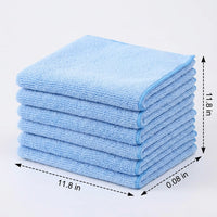 Thickened Microfiber Cloth and Microfibre Cloth, Absorbent Cleaning Cloth for Kitchen and Furniture, Low-Lint Dense Cleaning Cloths, 30x30cm