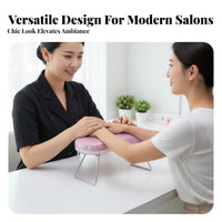 Soft & Comfortable Manicure Arm Rest Stand Ergonomic Design Nail Arm Rest Stand Easy to Clean for Manicurists, Beauty School Students, Spa