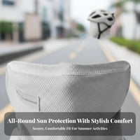 Ice Silk Sun Guard UPF 50+ Cooling Face Covering Sun Protection Face Covering Breathable Cooling Neck Guard