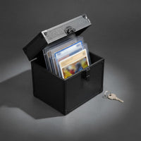 Aluminum Card Slab Case Foam Lined Graded Card Storage Box Lockable Latch