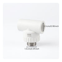 Stainless Steel PPR Tee Fitting Threaded Tee Connector Long-Lasting Plumbing Part High Strength