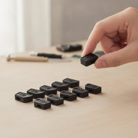 10 Pieces Tapered Rubber Replacement Damper Noise-Reducing Digital Piano Key Damper Keyboard Rubber Wedge for Technicians, Pianists