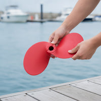 Two Propeller Fiberglass-Reinforced Propeller with 10mm Hole Resistant for Boaters, Kayak Propulsion
