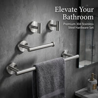 304 Stainless Rack Wall Mounted for , No Drill Towel Rail for Kitchen, Towel Rack Organizer, 5KG Capacity Towel Holder for Homeowners
