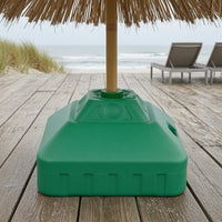 Fillable Umbrella Base Weather Resistant Water Barrel Base Easy Storage Outdoor Gear