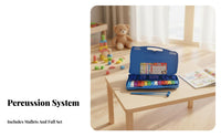 Includes 2 Mallets 25-Note Colorful Kvisuald Instrument Clear Sound Glockenspiel precisely Tuned MetallophA musical instrument for Beginners, Music Students, Kindergarten, courseroom, School, Home Use
