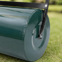 Manual Lawn Roller Rounded Corners Push Handle Roller Heavy Duty Yard Equipment