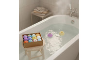 12 Pieces Dried Flower Botanicals Bath Fizzy Set Fizzy & Foaming Essential Oil Bath Balls Handmade for Relaxation