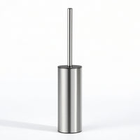 Toilet Brush with Holder Freestanding Toilet Brush Set Comfortable Grip