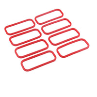8 Pieces Intake Manifold Gasket Kit Molded O Seal Rectangular for LS Swaps